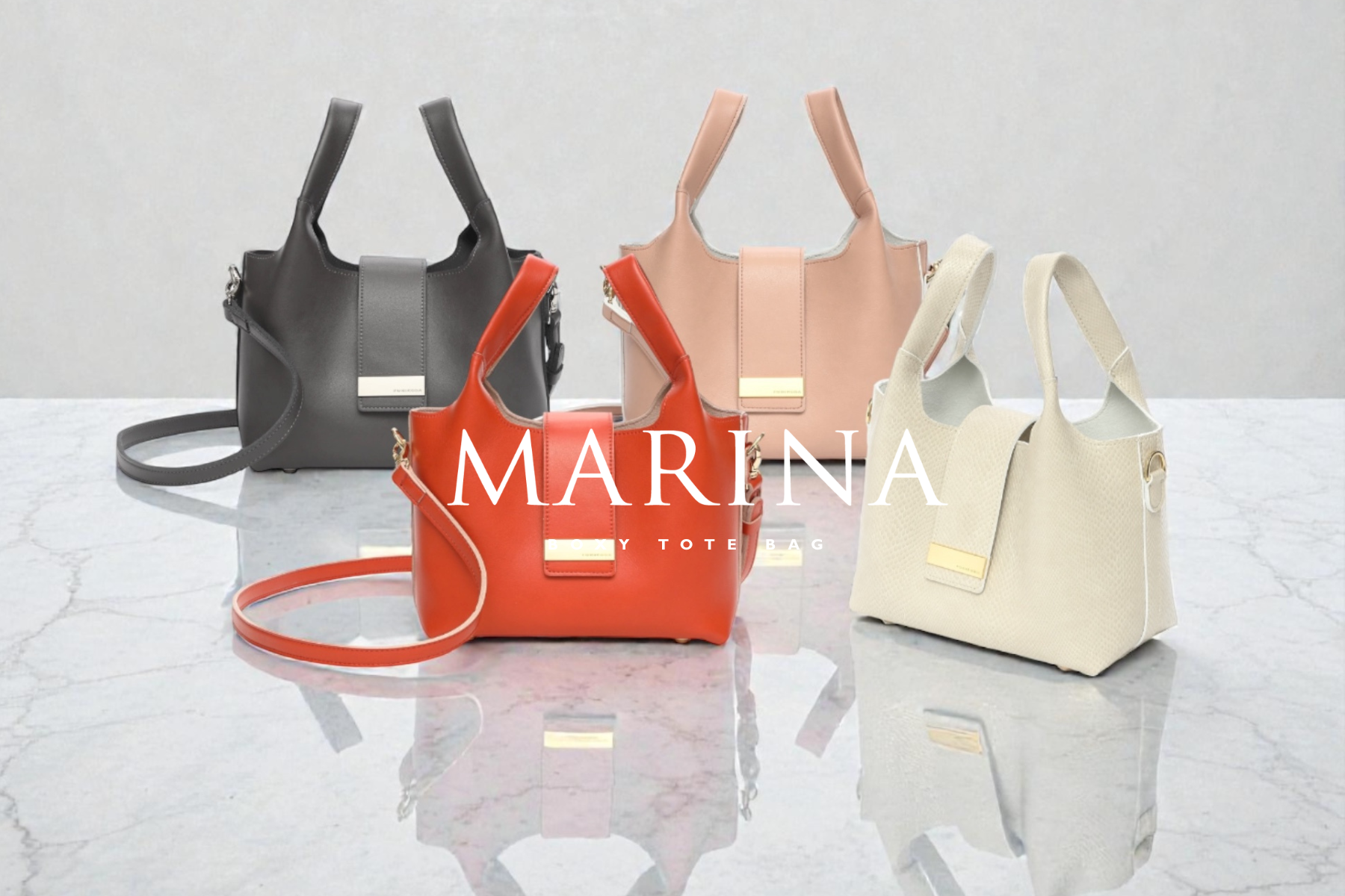 プレスリリース】 春を彩る、ボックストートバッグ「MARINA」新色発売