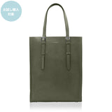 GENE: Zipper vertical tote bag
