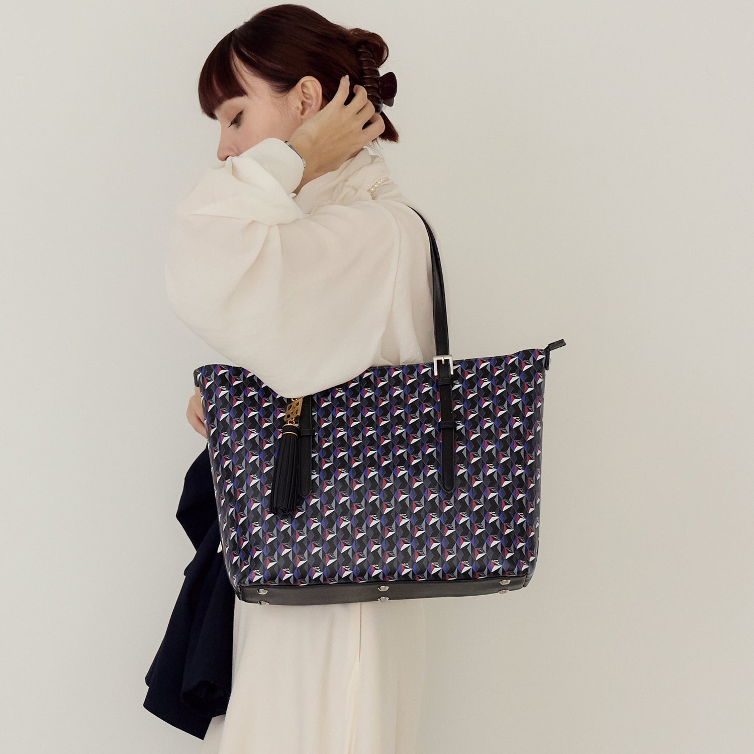 ALEX:ファスナー付トートバッグ