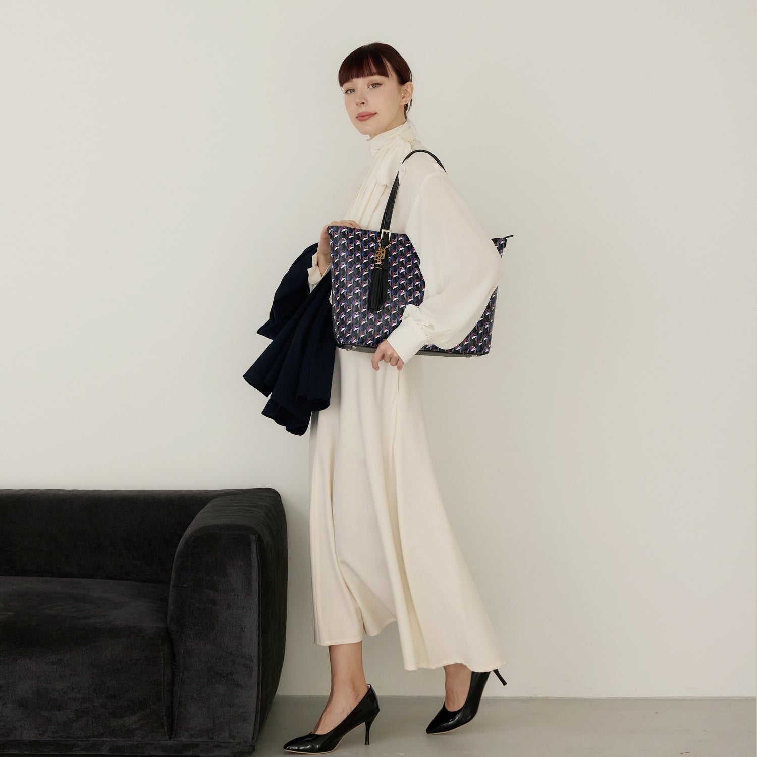 ALEX:ファスナー付トートバッグ