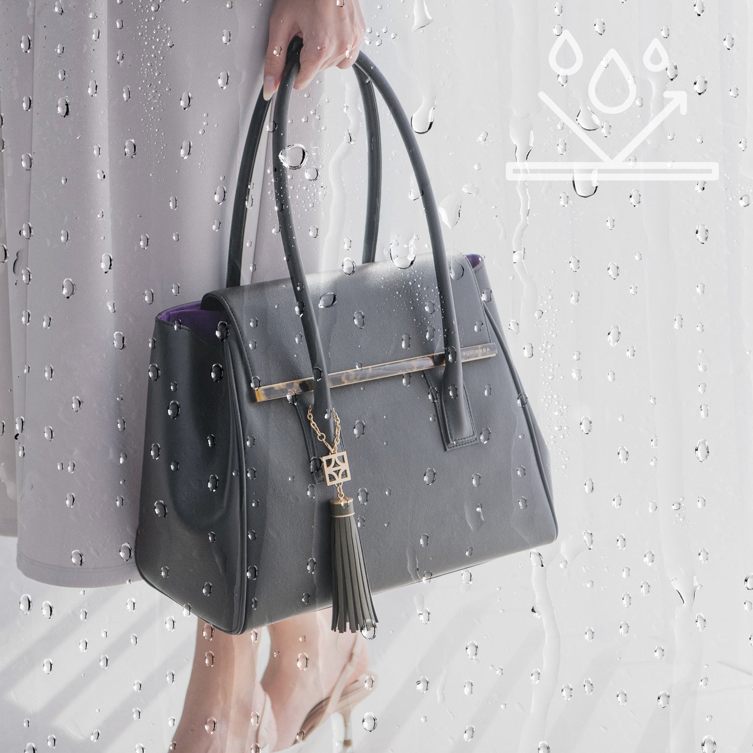 ARIANNA:フラップ付ショルダーバッグ