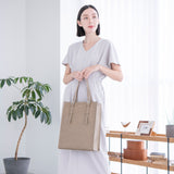 GENE: Zipper vertical tote bag