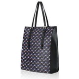 GENE: Zipper vertical tote bag