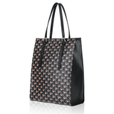 GENE: Zipper vertical tote bag