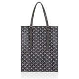 GENE: Zipper vertical tote bag
