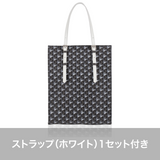 GENE: Zipper vertical tote bag