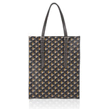 GENE: Zipper vertical tote bag