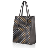 GENE: Zipper vertical tote bag