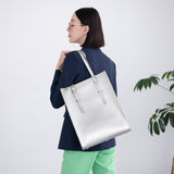 GENE: Zipper vertical tote bag