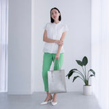 GENE: Zipper vertical tote bag