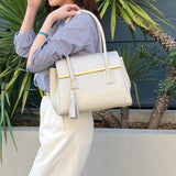 ARIANNA II:フラップ付ショルダーバッグ(S)