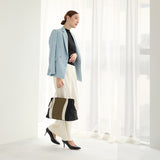 MEGAN:ファスナー付ハンドバッグ