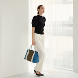 MEGAN:ファスナー付ハンドバッグ