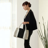 MEGAN:ファスナー付ハンドバッグ