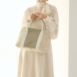 MEGAN:ファスナー付ハンドバッグ