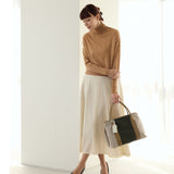 MEGAN:ファスナー付ハンドバッグ