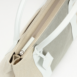 MEGAN:ファスナー付ハンドバッグ