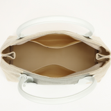 MEGAN:ファスナー付ハンドバッグ