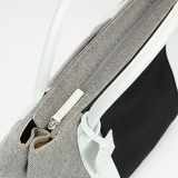 MEGAN:ファスナー付ハンドバッグ