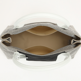 MEGAN:ファスナー付ハンドバッグ