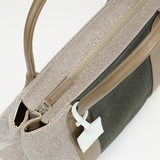 MEGAN:ファスナー付ハンドバッグ