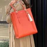 GENE: Zipper vertical tote bag