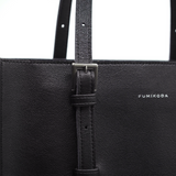 GENE: Zipper vertical tote bag