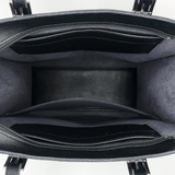 GENE: Zipper vertical tote bag