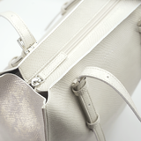 GENE: Zipper vertical tote bag
