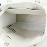 GENE: Zipper vertical tote bag