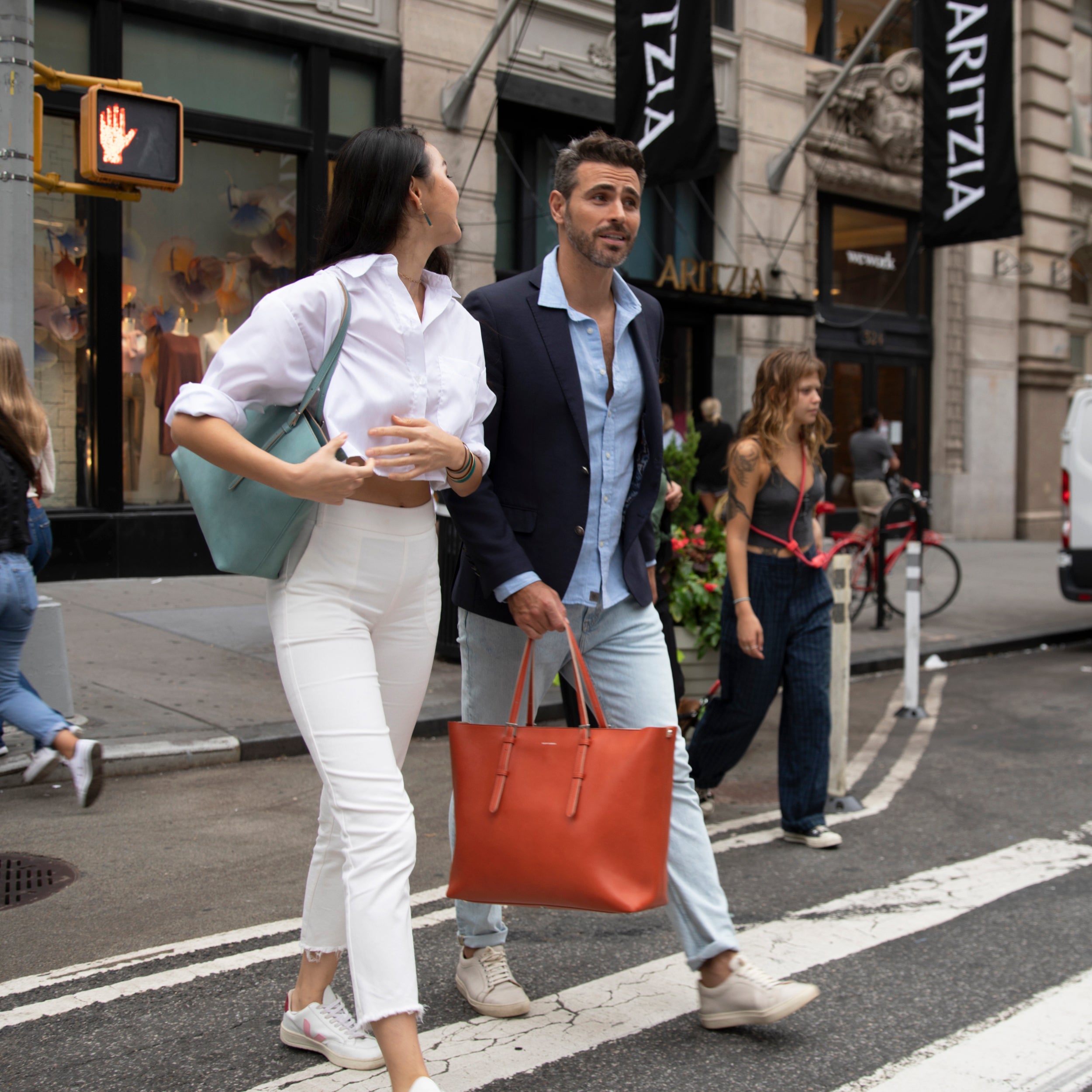 ALEX:ファスナー付トートバッグ