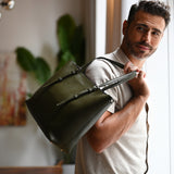 ALEX: Zipper tote bag