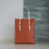 GENE: Zipper vertical tote bag