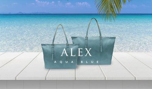 【新色】トートバッグ「ALEX」に「アクアブルー」が登場
