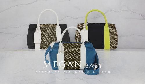 【プレスリリース】漁網リサイクル素材を使用したミニバッグ「MEGAN baby」5月20日発売