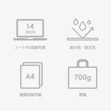 ALEX: Zipper tote bag