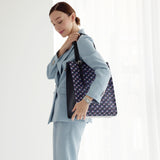 GENE：Zippered vertical tote bag