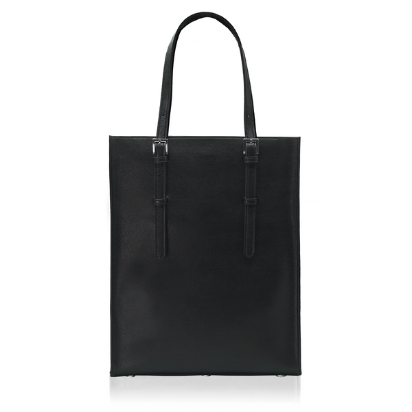 GENE：Zippered vertical tote bag