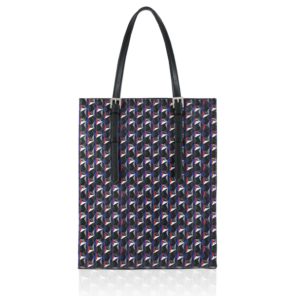 GENE：Zippered vertical tote bag