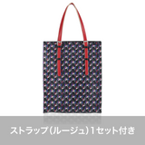 GENE：Zippered vertical tote bag