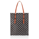 GENE：Zippered vertical tote bag