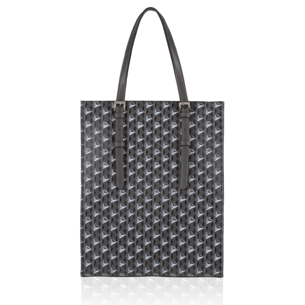 GENE：Zippered vertical tote bag