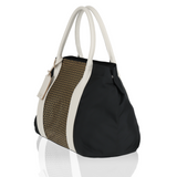 MEGAN:Handbag with zippered 